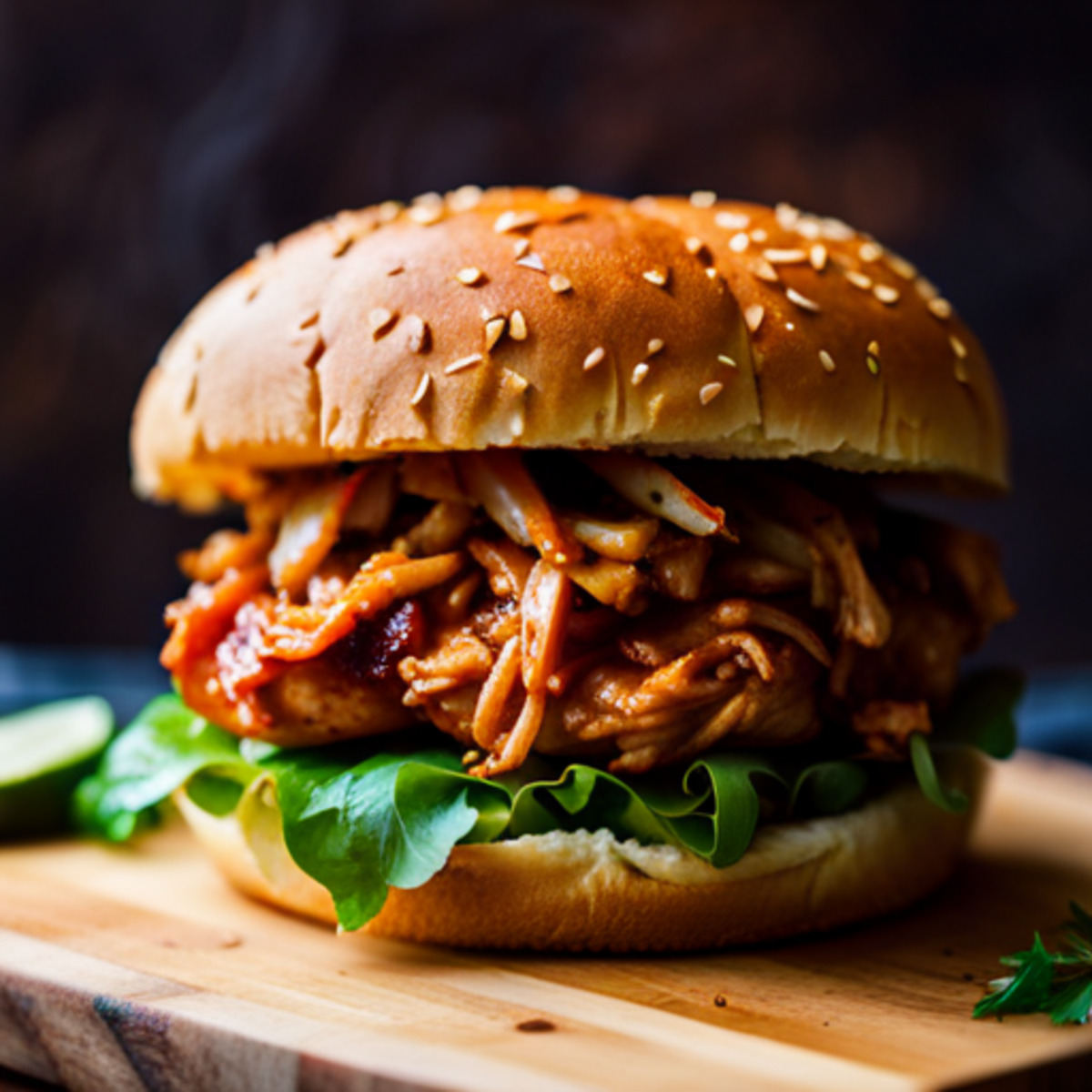 Shredded Chicken Sandwich Recipe with BBQ Sauce Instacart