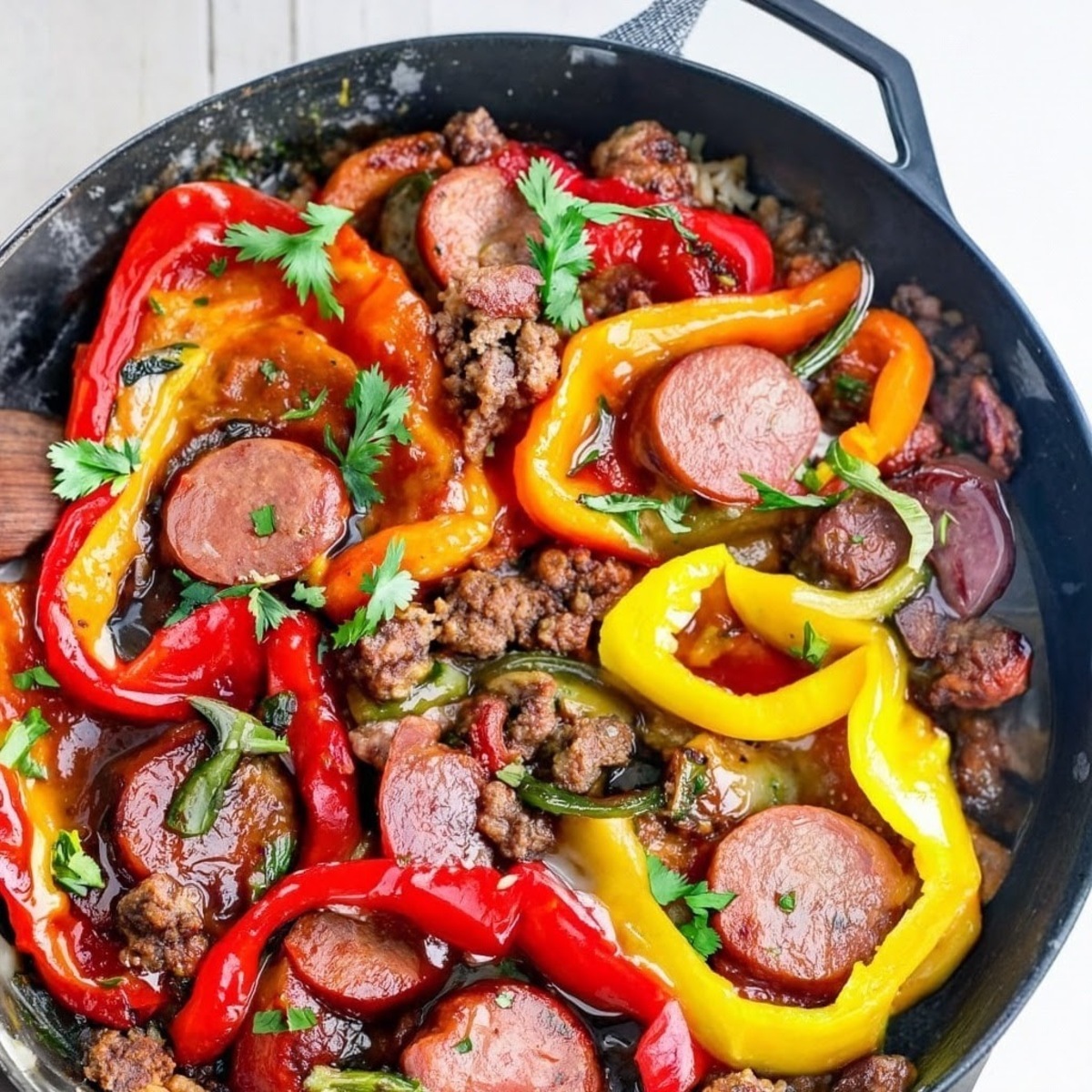 OnePot Colorful Peppers and Sausage Recipe Instacart