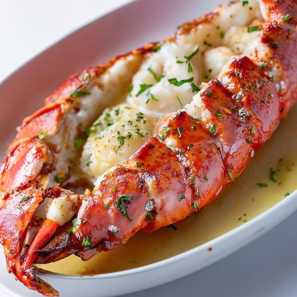 Oven Baked Lobster Tail With Garlic Butter Recipe Instacart