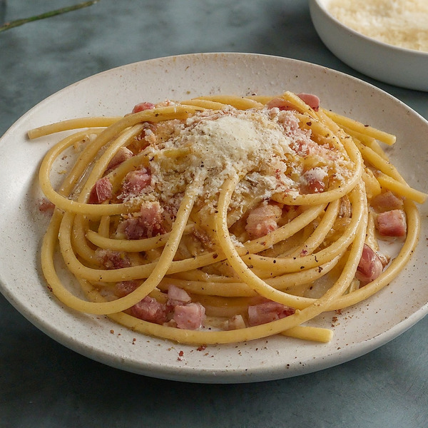 Bucatini Recipe with Pancetta and Pecorino Instacart
