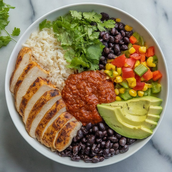Chipotle Bowl Recipe with Chicken and Vegetables Recipe | Instacart