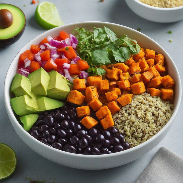 Sweet Potato Black Bean Burrito Bowls + Quinoa - Instacart