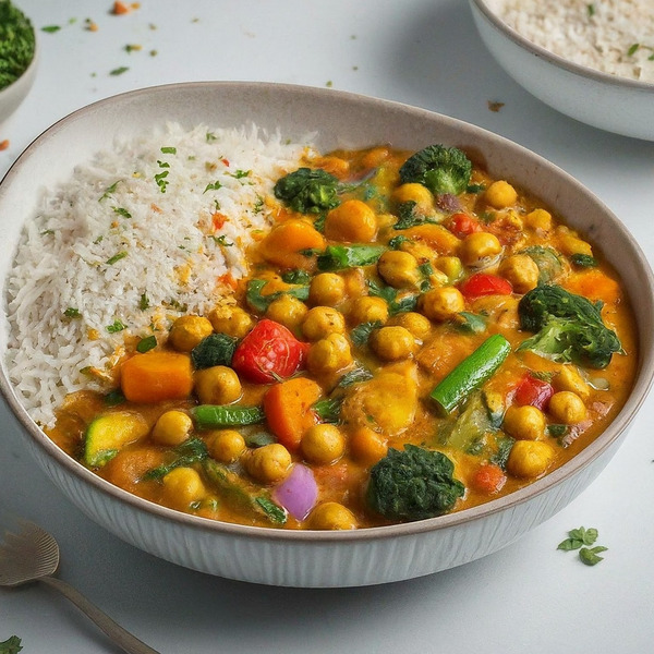Vegan Chickpea Vegetable Curry with Basmati Rice - Instacart