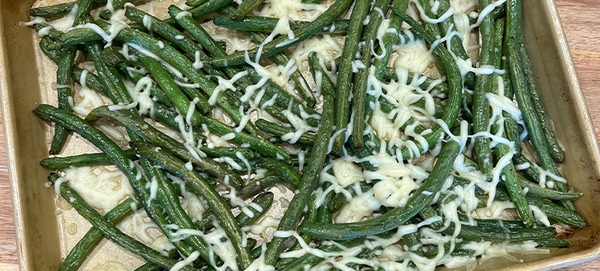 Cheesy Garlic Green Beans