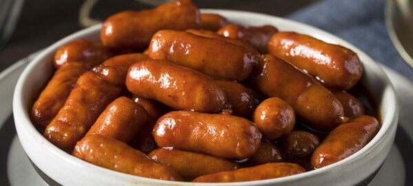 Little Smokies with Spanky's BBQ Sauce