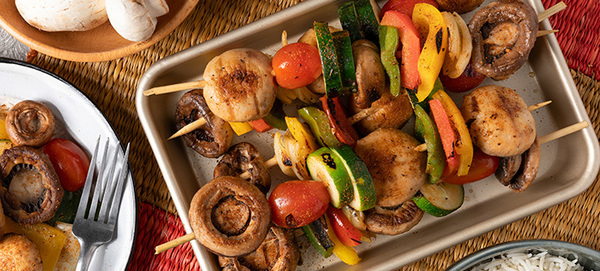 Cajun Style Mushroom Kabobs