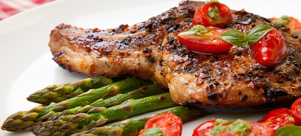 Pesto Grilled Pork Chops