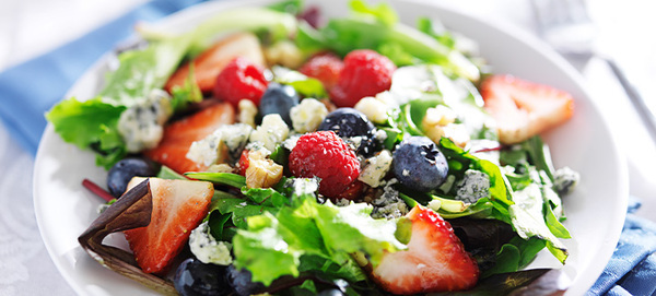 Red, White and Blueberry Salad