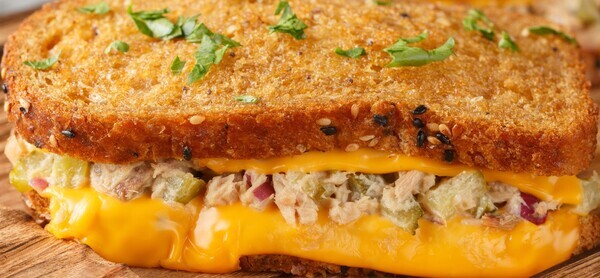 Dill Pickle Tuna Melt