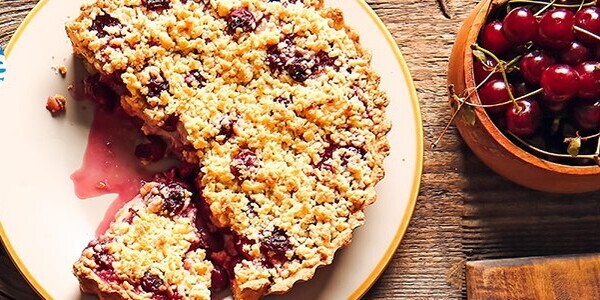 Cherry Streusel Tart