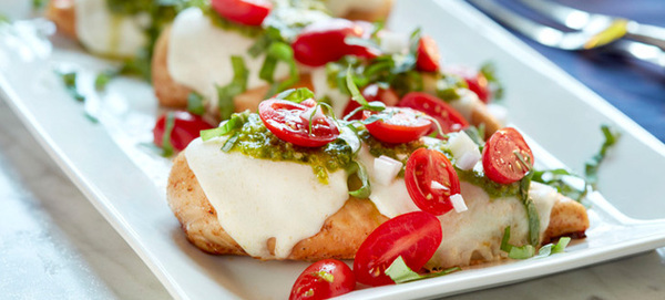 Fresh Mozzarella Grilled Chicken Caprese