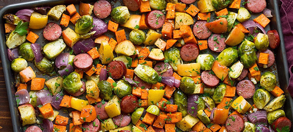 Harvest Vegetables Sheet Pan Dinner