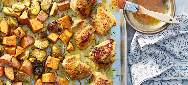 Oven Roasted Chicken and Veggies with Turmeric
