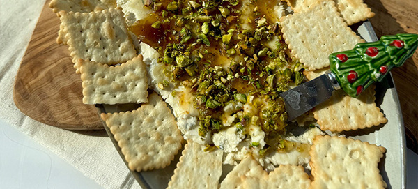 Pistachio & Hot Honey Boursin Dip