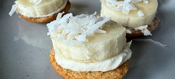 Banana Cream Pie Bites