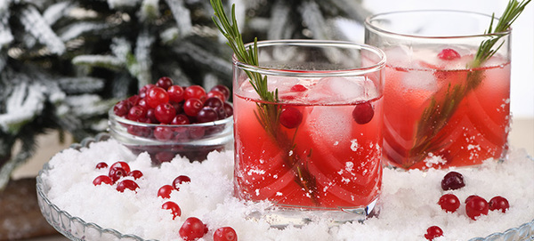 Cranberry Spritz Mocktail