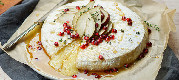Holiday Baked Brie with Red Anjou Pears